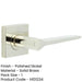 Elegant Polished Nickel Door Handle Square Rose Solid Brass Interior Handle (1)-1