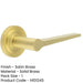Elegant Satin Brass Door Handle Stepped Rose Modern Traditional Interiors Solid Brass Interior Handle-1
