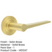 Elegant Solid Brass Door Handle Knurled Rose Satin Finish Solid Brass Interior Handle-1