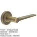 Elegant Antique Brass Door Handle Stepped Rose Classic Interiors Solid Brass Interior Handle-1