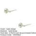 PACK Elegant Satin Nickel Door Handle with Stepped Rose Design Solid Brass Interior Handle (5)-1