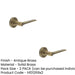 PACK Elegant Solid Brass Door Handle Reeded Rose Antique Finish Solid Brass Interior Handle (1)-1