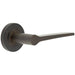 Elegant Dark Bronze Door Handle Rose Modern Classic Interiors Solid Brass Interior Handle