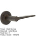 Elegant Dark Bronze Door Handle Stepped Rose Solid Brass Interior Handle-1