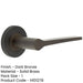 Elegant Solid Brass Door Handle with Knurled Rose Dark Bronze Finish Solid Brass Interior Handle-1