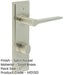 Satin Nickel Bathroom Door Handle with Backplate Classic Design Modern Functionality Solid Brass Interior Handle-1