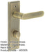 Antique Brass Door Handle with Bathroom Backplate Turn Release Elegant Interiors Solid Brass Interior Handle-1