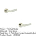 PACK Polished Nickel Door Handle with Plain Rose Design Stylish Interiors Solid Brass Interior Handle (1)-1