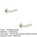PACK Premium Chamfered Rose Door Handle Polished Nickel Finish Solid Brass Interior Handle (1)-1