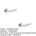 PACK Stylish Knurled Door Handle Polished Nickel Finish Solid Brass Interior Handle (1)-1
