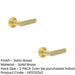 PACK Elegant Satin Brass Door Handle with Stepped Rose Design Modern Interiors Solid Brass Interior Handle (1)-1