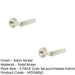 PACK Elegant Stepped Rose Door Handle Satin Nickel Finish Solid Brass Interior Handle (1)-1