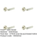PACK Reeded Rose Door Handle Satin Nickel Finish Elegant Interiors Solid Brass Interior Handle-1