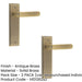 PACK Antique Brass Door Handle Latch Backplate Elegant Home Decor Solid Brass Interior Handle (1)-1