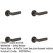 PACK Reeded Rose Dark Bronze Door Handle Elegant Interiors Solid Brass Interior Handle (1)-1