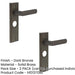 PACK Elegant Dark Bronze Bathroom Door Handle with Durable Backplate Solid Brass Interior Handle (1)-1