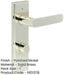 Premium Polished Nickel Bathroom Door Handle with Backplate Turn Release Solid Brass Interior Handle-1