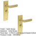 PACK Elegant Satin Brass Bathroom Door Handle with Backplate Turn Release Mechanism Solid Brass Interior Handle (3)-1