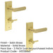 PACK Elegant Satin Brass Bathroom Door Handle with Backplate Turn Release Solid Brass Interior Handle (7)-1