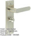 Satin Nickel Bathroom Door Handle with Backplate Turn Release Solid Brass Interior Handle (7)-1