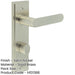 Satin Nickel Bathroom Door Handle with Backplate Turn Release Mechanism Solid Brass Interior Handle (2)-1