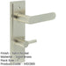 Elegant Satin Nickel Bathroom Door Handle with Turn Release Mechanism Solid Brass Interior Handle (1)-1