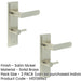 PACK Elegant Satin Nickel Bathroom Door Handle with Turn Release Mechanism Solid Brass Interior Handle (3)-1