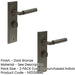 PACK Luxurious Dark Bronze Bathroom Door Handle with Backplate Turn Release Solid Brass Interior Handle (1)-1