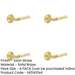 PACK Elegant Satin Brass Door Handle with Chamfered Rose Design Solid Brass Interior Handle (1)-1