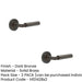 PACK Luxurious Dark Bronze Door Handle Plain Rose Solid Brass Interior Handle (1)-1