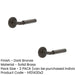 PACK Luxurious Dark Bronze Door Handle Stepped Rose Elegant Interiors Solid Brass Interior Handle (1)-1
