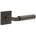 Luxurious Dark Bronze Square Door Handle Elegant Interiors Solid Brass Interior Handle