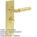 Satin Brass Bathroom Door Handle with Backplate Turn Release Solid Brass Interior Handle (3)-1