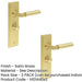 PACK Satin Brass Bathroom Door Handle with Backplate Turn Release Solid Brass Interior Handle (12)-1