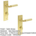 PACK Elegant Satin Brass Bathroom Door Handle with Turn Release Solid Brass Interior Handle (1)-1