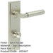 Satin Nickel Bathroom Door Handle with Backplate Turn Release Mechanism Solid Brass Interior Handle (3)-1