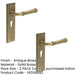 PACK Elegant Antique Brass Euro Backplate Door Handle Luxury Homes Solid Brass Interior Handle (1)-1