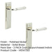 PACK Elegant Solid Brass Door Handle Latch Backplate Polished Nickel Finish Solid Brass Interior Handle (1)-1