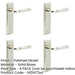 PACK Elegant Solid Brass Door Handle Latch Backplate Polished Nickel Finish Solid Brass Interior Handle-1