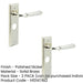 PACK Elegant Polished Nickel Bathroom Door Handle with Backplate Solid Brass Interior Handle (2)-1