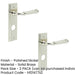 PACK Elegant Polished Nickel Bathroom Door Handle with Backplate Solid Brass Interior Handle (3)-1