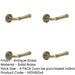 PACK Antique Brass Stepped Rose Door Handle Elegant Durable Design Solid Brass Interior Handle-1