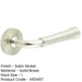 Knurled Rose Satin Nickel Door Handle Stylish Interiors Solid Brass Interior Handle-1