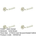 PACK Knurled Rose Satin Nickel Door Handle Stylish Interiors Solid Brass Interior Handle-1