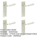 PACK Elegant Satin Nickel Door Handle Lock Backplate Luxury Homes Solid Brass Interior Handle-1