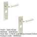 PACK Elegant Satin Nickel Bathroom Door Handle with Backplate Solid Brass Interior Handle (3)-1