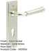 Elegant Satin Nickel Euro Backplate Door Handle Luxury Interiors Solid Brass Interior Handle-1