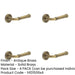 PACK Antique Brass Reeded Rose Door Handle Elegant Design Every Home Solid Brass Interior Handle-1