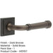 Stylish Dark Bronze Square Door Handle Modern Homes Solid Brass Interior Handle-1