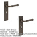 PACK Elegant Dark Bronze Door Handle Lock Backplate Luxury Homes Solid Brass Interior Handle (1)-1